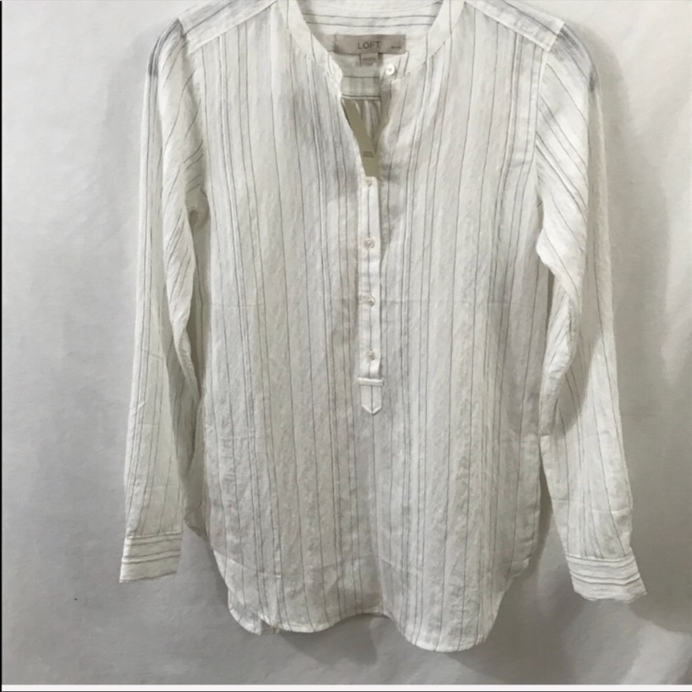 Loft White & Black XXSP Shirt